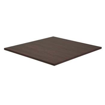 Top tavolo nobilitato noce moderno quadro cm68x68X1,8 Vacchetti