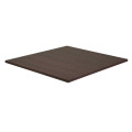 Top tavolo nobilitato noce moderno quadro cm68x68X1,8 Vacchetti