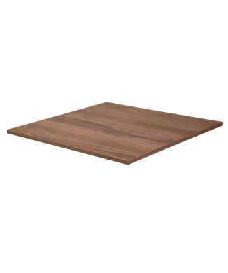 Top tavolo nobilitato rovere quadro cm68X68x1,8 Vacchetti