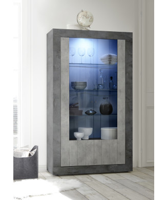 URBINO-vetrina 2 ante