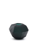 Vaso in vetro verde Geonix 22 cm