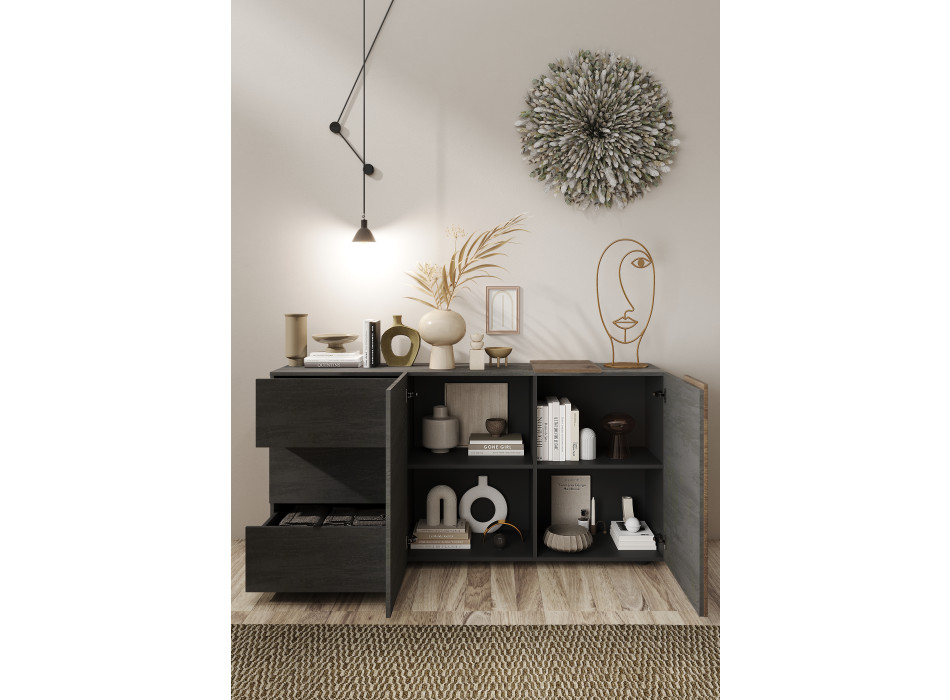 VENUS-madia 2 ante 3 cassetti