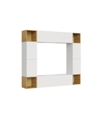 Isoka Compositions - Isoka A05 Vægkomposition til stue B.254 H.200 D.39.2