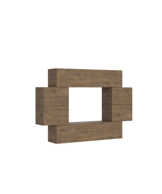 Isoka Compositions - Isoka A07 vægkomposition til stue B.234 H.160 D.39.2