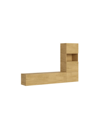 Isoka Compositions - Isoka A09 Vægkomposition til stue B.234 H.160 D.39.2