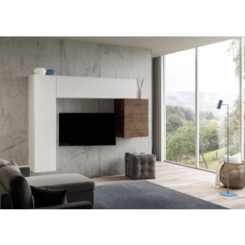 Isoka Compositions - Isoka A25 vægkomposition til stue B.204 H.173.6 D.39.2