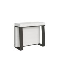 Udtrækkeligt konsolbord 90x40/288 cm Asiatisk antracit stel