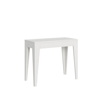 Isotta Konsolbord - Udtrækkeligt Konsolbord 90x42/198 cm Isotta Lille Hvid Ask