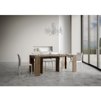 Mia Konsolbord - Udtrækkeligt Konsolbord 90x42/198 cm Mia Lille Hvid Ask