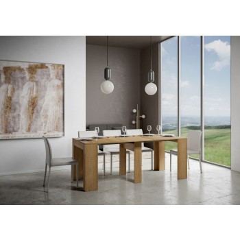 Modem Konsol - Udtrækkelig Konsol 90x42/198 cm Modem Lille Hvid Ask