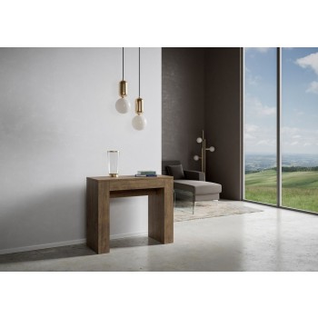 Modem Konsol - Udtrækkelig Konsol 90x42/302 cm Modem Hvid Ask