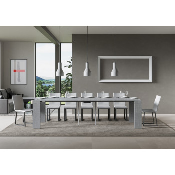 Roxell Konsolbord - Udtrækkeligt Konsolbord 90x40/300 cm Roxell Hvid Ask