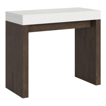 Roxell Konsolbord - Udtrækkeligt Konsolbord 90x40/300 cm Roxell Hvid Ask