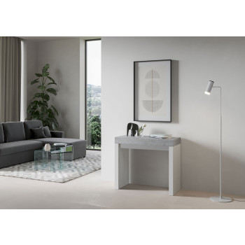 Roxell Konsolbord - Udtrækkeligt Konsolbord 90x40/300 cm Roxell Hvid Ask