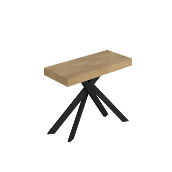 Saki Premium konsolbord med antracit ben - Udtrækkeligt konsolbord 90x40/196 cm Saki Small Premium kashmir med antracit ben