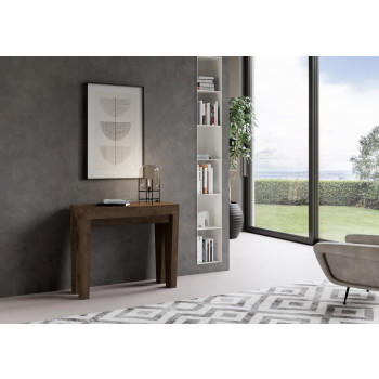 Spimbo Konsolbord - Udtrækkeligt Konsolbord 90x40/300 cm Spimbo Hvid Ask