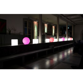 Lysende kube 43 cm 32444 8 årstider design