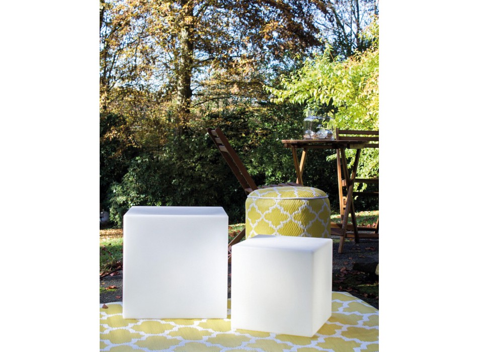 Lysende kube 43 cm 32444 8 årstider design