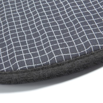 Silke pude mørkegrå grafit