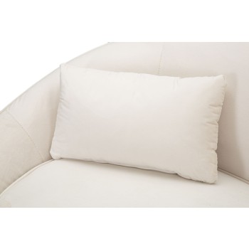 OSLO 2-personers sofa med cremefarvede hynder