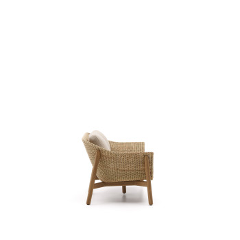 Galea 2-personers sofa i massiv teak og syntetisk rattan 170,5 cm FSC 100% FSC