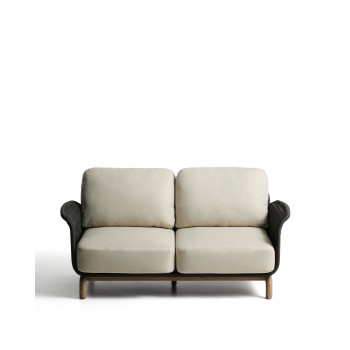 Alipa 2-personers sofa i massivt akacietræ og reb