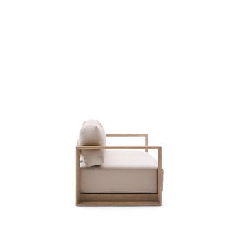 Ambra 3-personers sofa i massivt akacietræ med en lys finish, 249 cm FSC 100%