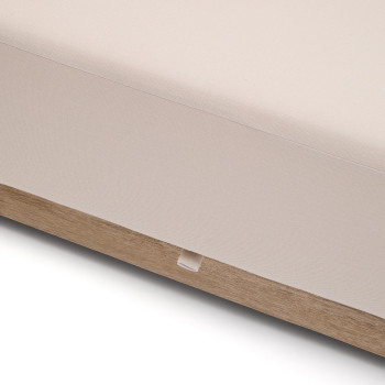 Ambra 3-personers sofa i massivt akacietræ med en lys finish, 249 cm, FSC 100%