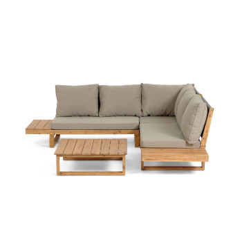 Flaviina 5-personers hjørnesofa i FSC 100% akacietræ