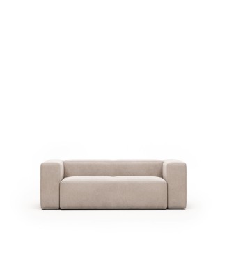 Blok 2-personers beige sofa 210 cm