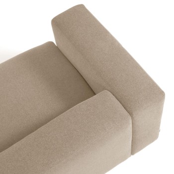 Blok 3-personers beige sofa 240 cm