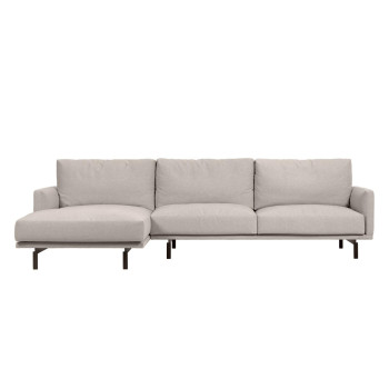 Galene 4-personers sofa med venstre chaiselong, beige, 314 cm FSC Mix Credit