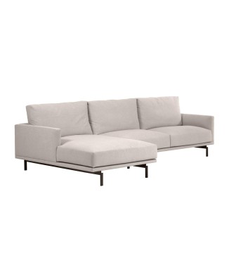 Galene 4-personers sofa med venstre chaiselong, beige, 314 cm