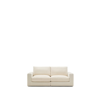 Alea 3-personers modulsofa med aftageligt betræk i ecru chenille 220 cm