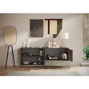 EVEREST - Skænk med 4 låger og 1 skuffe