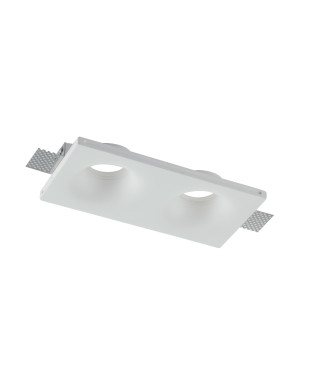 SENSO HVID INDBYGGET LAMPE 2XGU10 24X12X4CM
