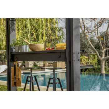 Keter Gazebo BAR Signature valnød