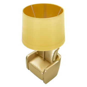 GUL MIDTÅRHUNDREDS SENGLAMPE