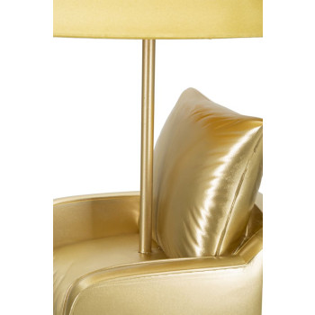 GUL MIDTÅRHUNDREDS SENGLAMPE