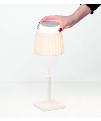 POLDINA KLASSISK SAFRAN BORDLAMPE