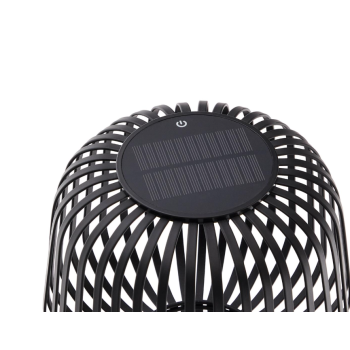 Reiba solcelledrevet metalbordlampe