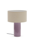 Toneric keramisk bordlampe med finish