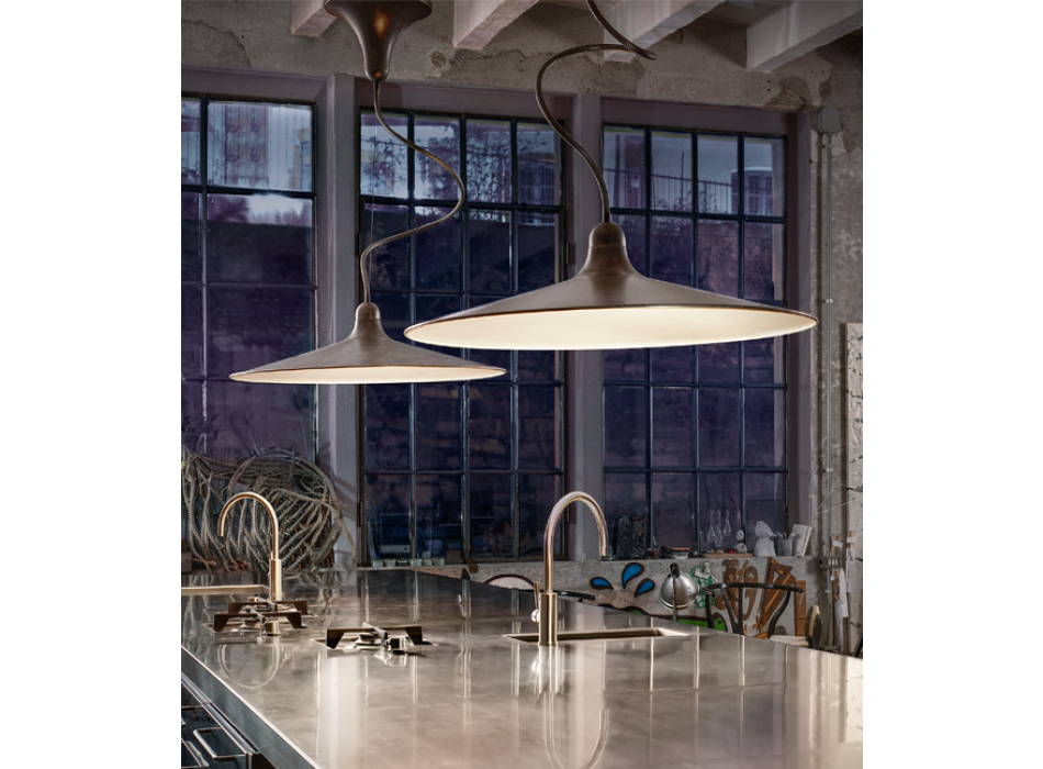 Sassmaòr-lampe fra ALDO BERNARDI 