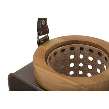 JERN-RATTAN LANTERNE