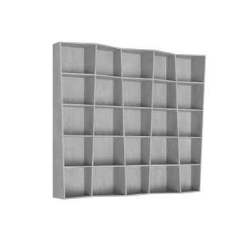 Trek Bogreol - 5-elementers Trek Bogreol i Hvid Ask