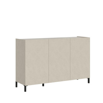 Solaria Hvid Skænk/TV-bord/Høj Skænk - 3-dørs Skænk 130x40x84 cm Solaria Hvid