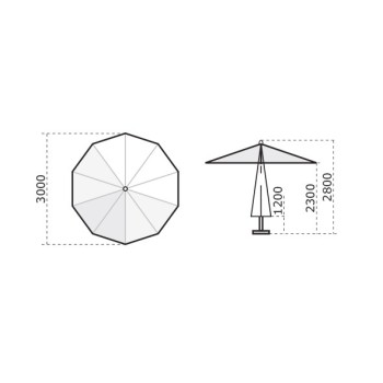 Palladio Standard C2500 PAS Scolaro Paraply