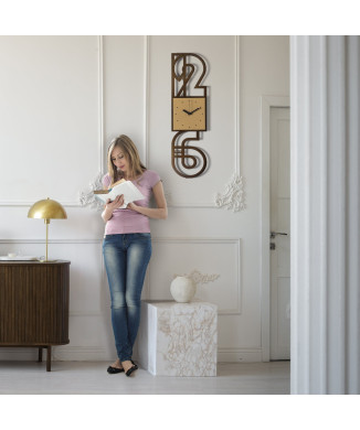 NEVILLE 5123 Arts & Crafts minimalistisk vægur