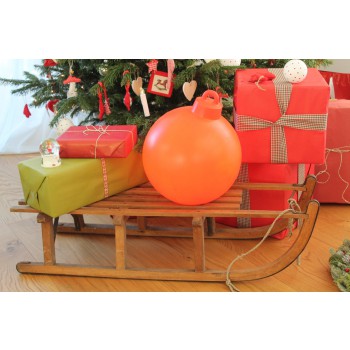 33 cm 32374W Lysende julekugle med 8 årstiders design