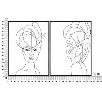 JERNPANEL KVINDE SIMPELTHEN PAR